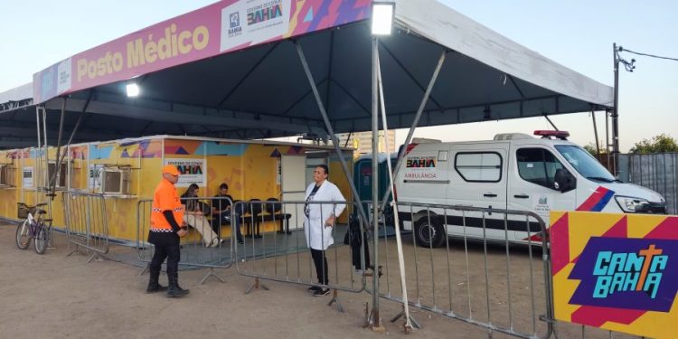 com-20-atendimentos-em-dois-dias,-modulo-assistencial-encerra-trabalhos-no-canta-bahia,-em-feira-de-santana