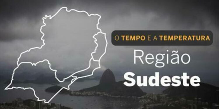 previsao-do-tempo:-sudeste-tera-domingo-(2)-com-chuva-intensa-em-boa-parte-da-regiao