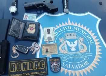 Homem é detido na Arena Fonte Nova com simulacro de arma e documentos falsos