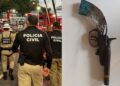 PM apreende arma de fogo em lixeira no centro durante pré-carnaval em Salvador