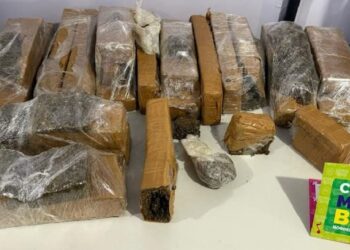 Mais de 7kg de droga são apreendidos pela PM no Circuito Mestre Bimba
