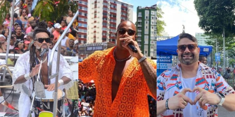 Carlinhos Brown, Léo Santana e Danniel Vieira comandam arrastão nesta quarta-feira