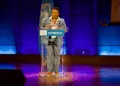 ministra-da-cultura,-margareth-menezes,-faz-discurso-em-evento-na-sede-da-unesco,-em-paris