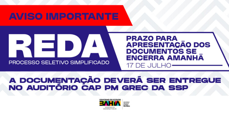 candidatos-aprovados-no-reda-da-ssp-tem-ate-esta-quinta-feira-para-apresentar-documentacao
