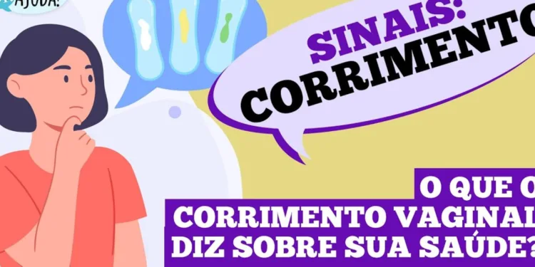sinais:-corrimento