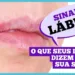sinais:-labios