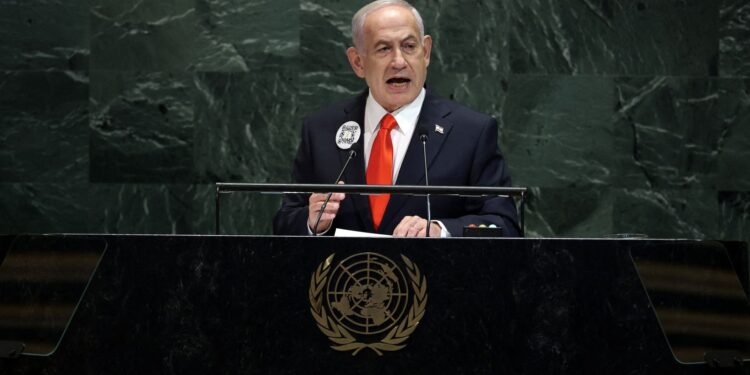 delegacoes-deixam-cadeiras-vazias-durante-discurso-de-netanyahu-na-onu