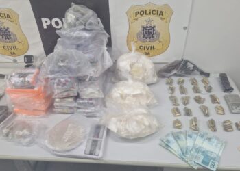 policia-civil-e-militar-apreendem-drogas,-armas-e-celulares-na-zona-rural-de-cansancao