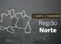 previsao-do-tempo:-sabado-(25)-com-pancadas-isoladas-no-norte