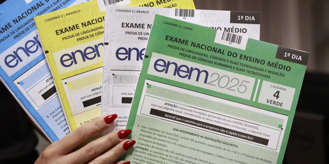 enem-2025:-divulgados-gabaritos-e-cadernos-de-provas-do-2o-dia