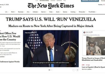 ataque-de-trump-a-venezuela-e-ilegal-e-imprudente,-diz-new-york-times